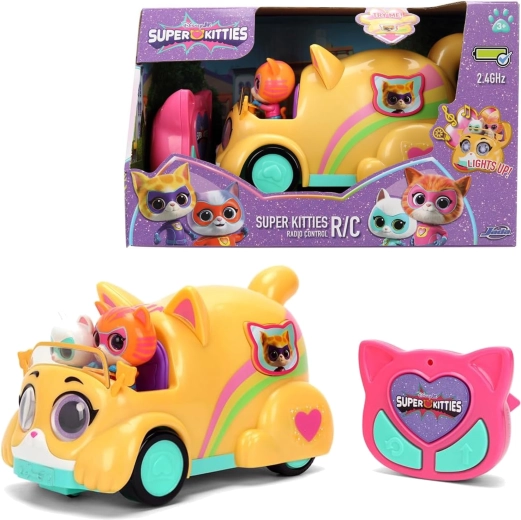 Jada Toys SuperKitties op afstand bestuurbare RC-auto met Ginny en Bitsy
