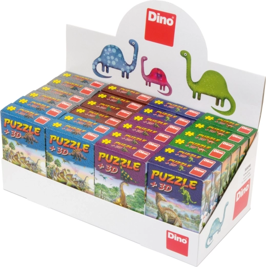 Puzzel met dinosaurussen en figuurtje – 60 stukjes