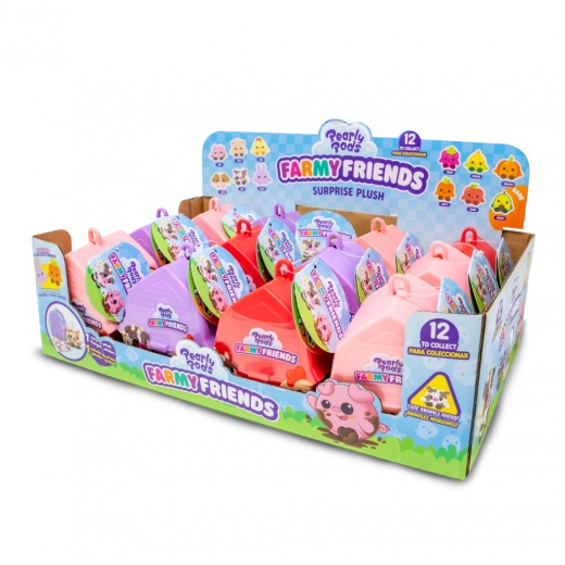 Pearly Pods boerderijvriendjes – verzamelbare verrassingsknuffels in een mini-schuur