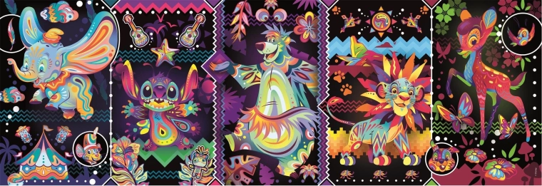 CLEMENTONI panoramapuzzel Disney klassiekers 1000 stukjes