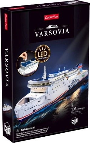 3D-puzzel Cubic Fun veerboot Varsovia - 1 stuk