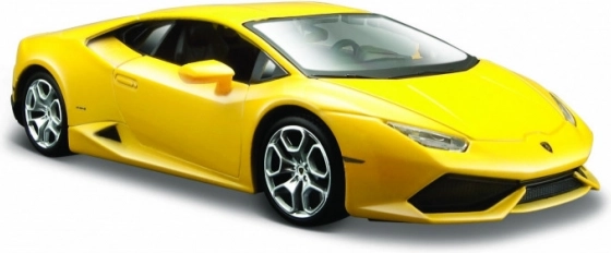 Samengesteld model Lamborghini Huracan coupé geel 1/24