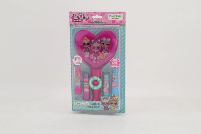 cosmeticaset met verlicht spiegeltje lol