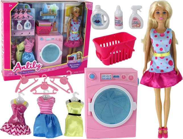 Pop ANLILY met wasmachine en accessoires XXL