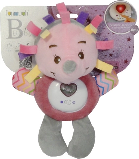 Pluchen egel met licht en geluiden voor baby’s
