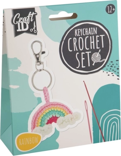 Gehaakte sleutelhanger Regenboog CRAFT ID