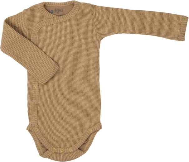Lodger hydrofiel babyromper met lange mouw Ciumbelle honey, maat 80
