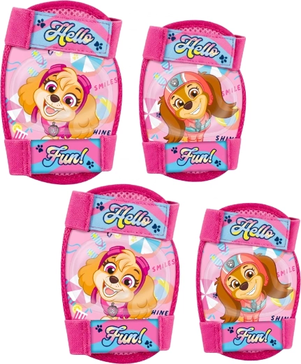 Kinderbeschermset voor knieën en ellebogen Paw Patrol girls - 4 stuks