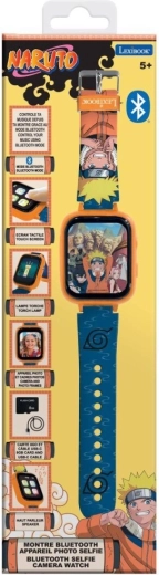 Lexibook Naruto kinderlijke smartwatch met Bluetooth, camera en 8GB kaart