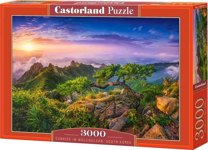 Castorland puzzel Zonsopgang in het Wolchulsan-gebergte in Zuid-Korea, 3000 stukjes