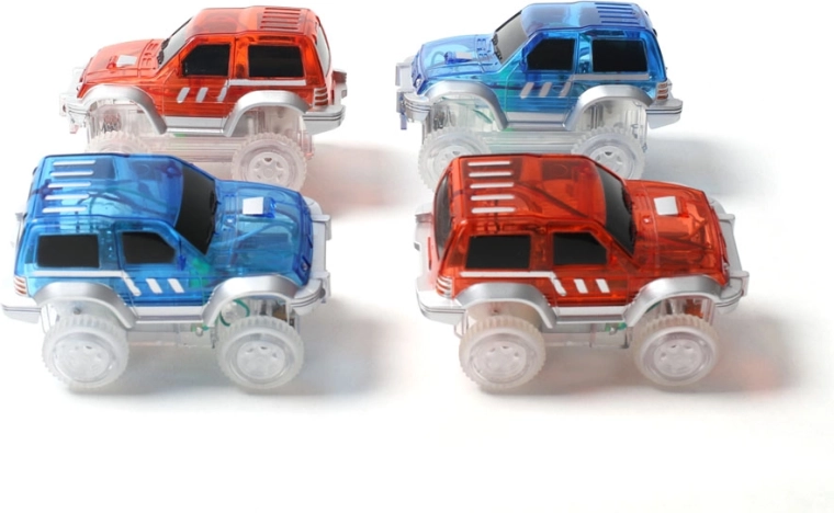 Cleverclixx magnetisch autootje voor racebaan blauw (1 st.)
