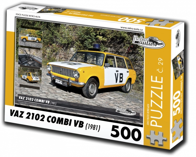 Puzzel Retro-auto’s VAZ 2102 Combi VB 500 stukjes