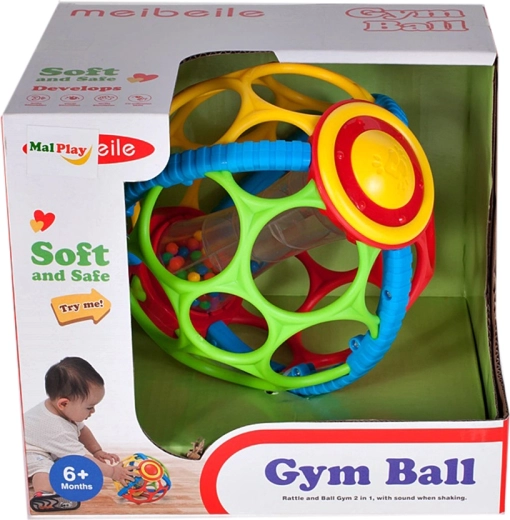 Rammelaar zachte bal voor baby’s 15 cm