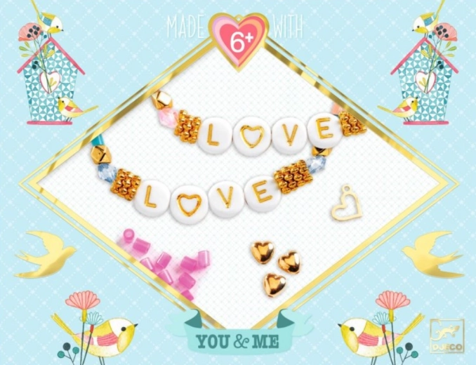 Vriendschapsarmbanden Djeco Me&You Liefde
