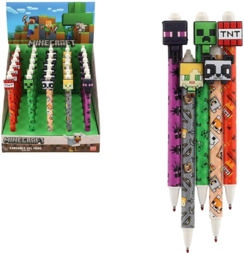 Minecraft uitwisbare gelpen - 1 stuk