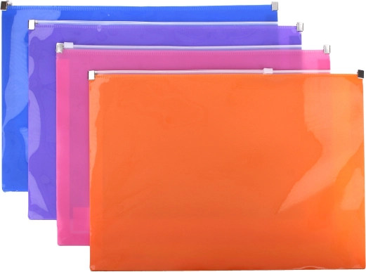 Map met rits voor documenten