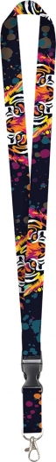 Lanyard met tijgermotief