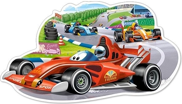 Kinderpuzzel 12 stukjes maxi – RACING BOLIDE (CASTORLAND)