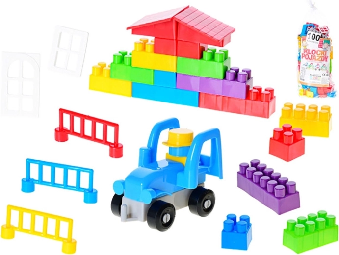 Voertuigen bouwset 100 stuks