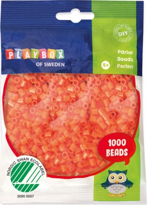 Strijkkralen - oranje