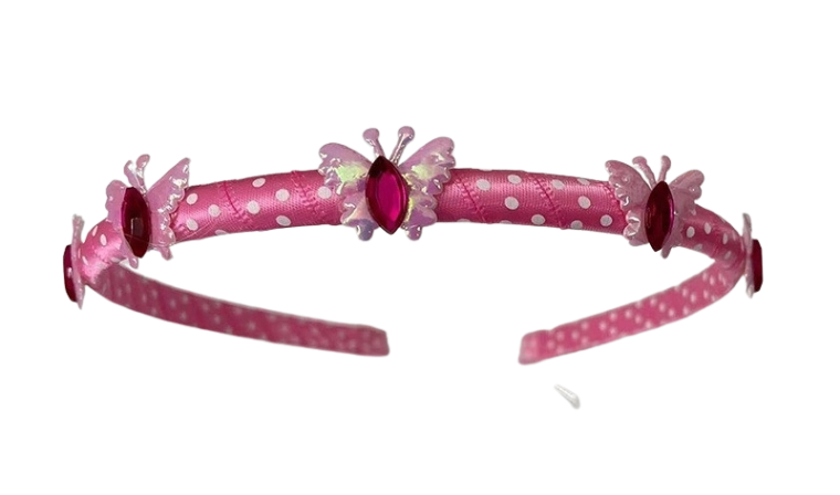 Kinderhaarband van sieraden in vrolijke kleuren