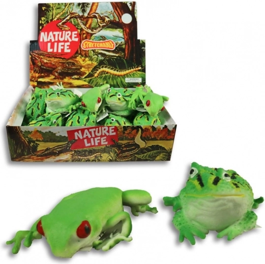 Rubberen kikker 10 cm