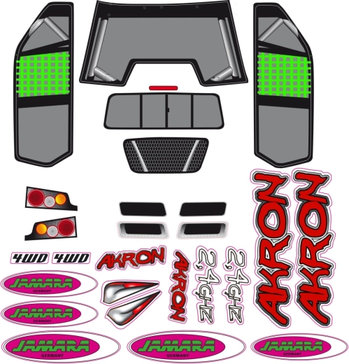Decoratieve sticker Akron Jamara