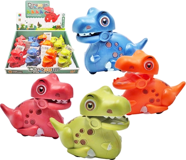 Opwindbare lopende dinosaurus-speelgoed