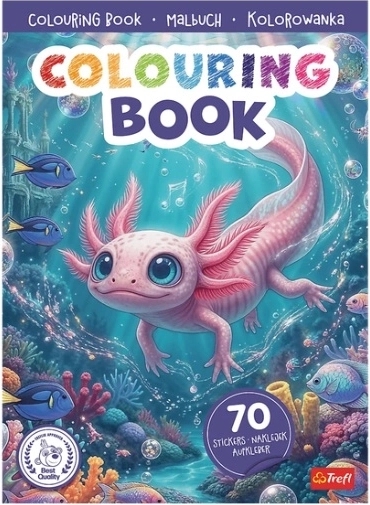 Axolotl: kleurboek met stickers