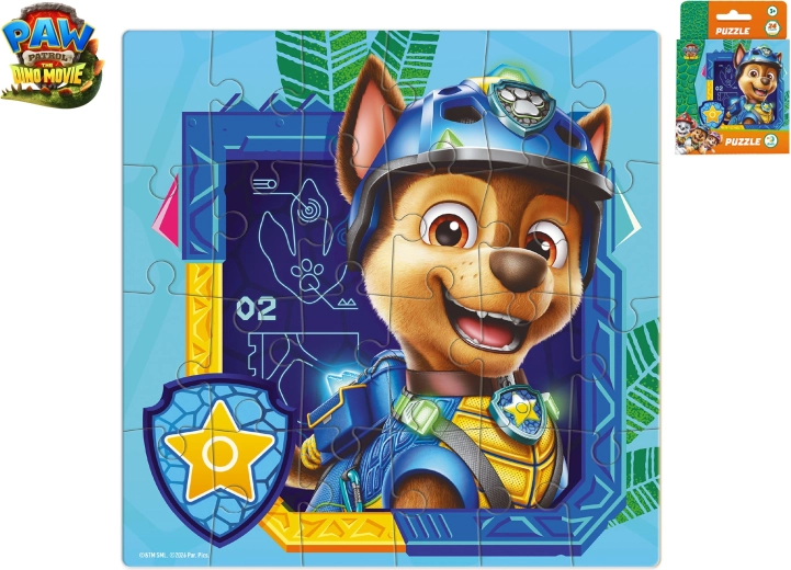 Puzzel Paw Patrol Chase Dino Movie, 24 stukjes