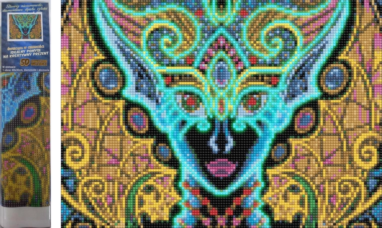 Diamanten mozaïek Elfenkoningin