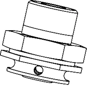 Wieladapter 17/12 mm BL8 (4 stuks) JAMARA