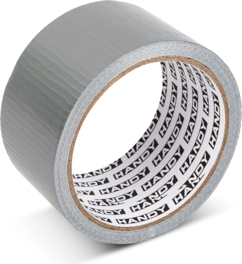 Universele zilverkleurige textieltape 10 m × 48 mm