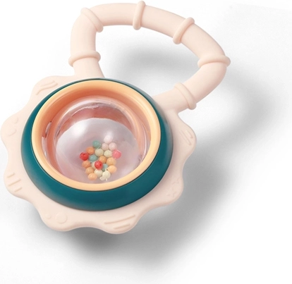 BabyOno rammelaar met bijtring Flower 3m+