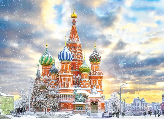 Eurographics puzzel kathedraal van de heilige basilius, moskou – 1000 stukjes