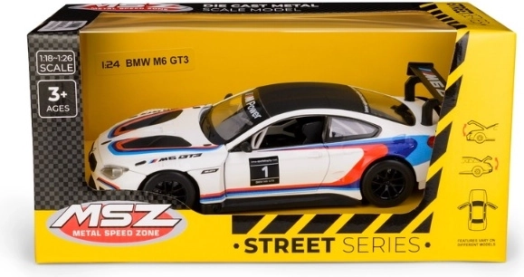 Verzamelmodel BMW M6 GT3 wit 1:24