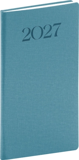 Notique zakagenda Biella 2027 blauw 9 x 15,5 cm