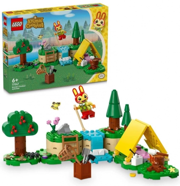 Lego Animal Crossing buitenspeelplezier met Bunnie – kampeerset voor kinderen