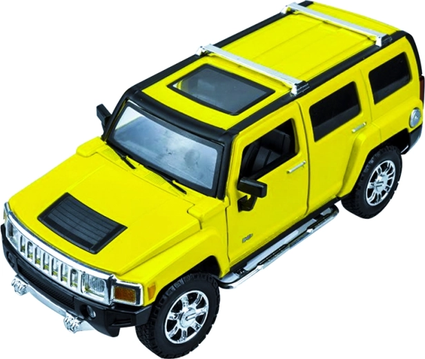 Metalen model Hummer H3 1:24 met licht en geluid