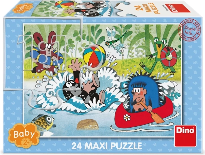 Puzzle DINO Molletje in het water 24 maxi-stukken