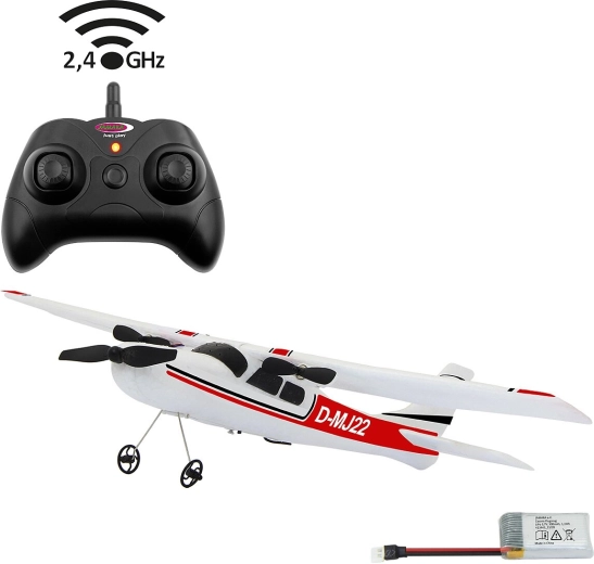 RC-vliegtuig JAMARA Cessna 182 met gyroscoop en 2,4GHz-bediening
