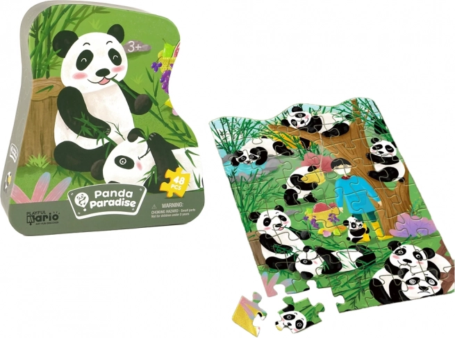 Puzzel Panda Bamboebos 48 Stukjes