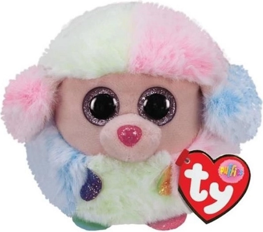 Ty Puffies Meteor regenboogpoedel pluchen balletje
