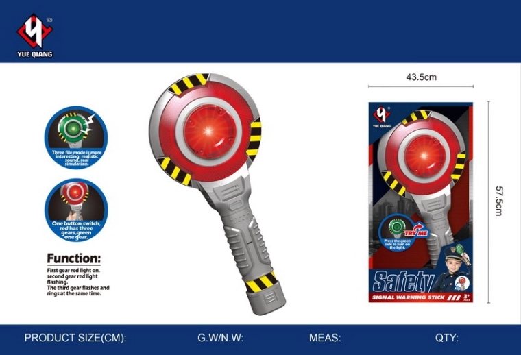 Politie-stopbord met lichteffecten 24 cm