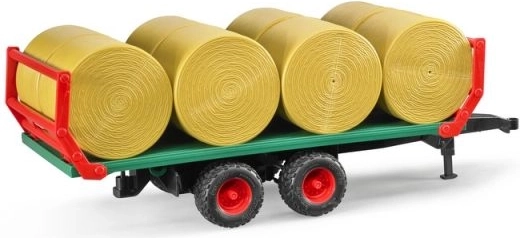 Bruder balentransporter met 8 balen