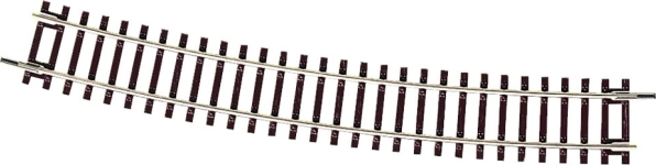 Roco Line Bochtspoor met Houten Dwarsliggers