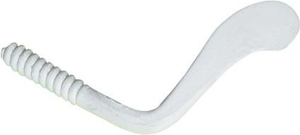 Stalen obremschroef 50 mm, wit (20 stuks)