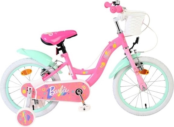 Barbie kinderfiets 16" in pastelkleuren