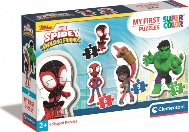 Mijn eerste puzzel CLEMENTONI SPIDEY en zijn geweldige vrienden 4-in-1