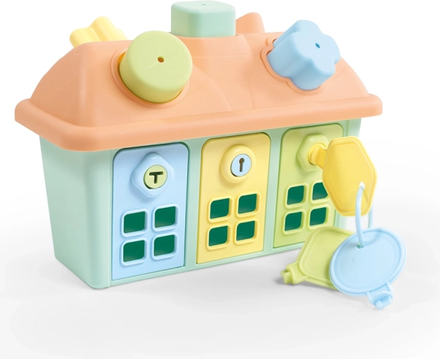 Vormhuis met sleutels – educatief speelgoed voor peuters
